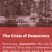 The Crisis of Democracy in the Age of Cities | August 31 & September 1-2, 2021